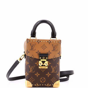 Louis Vuitton Camera Box NM Handbag Studded Reverse Monogram Canvas